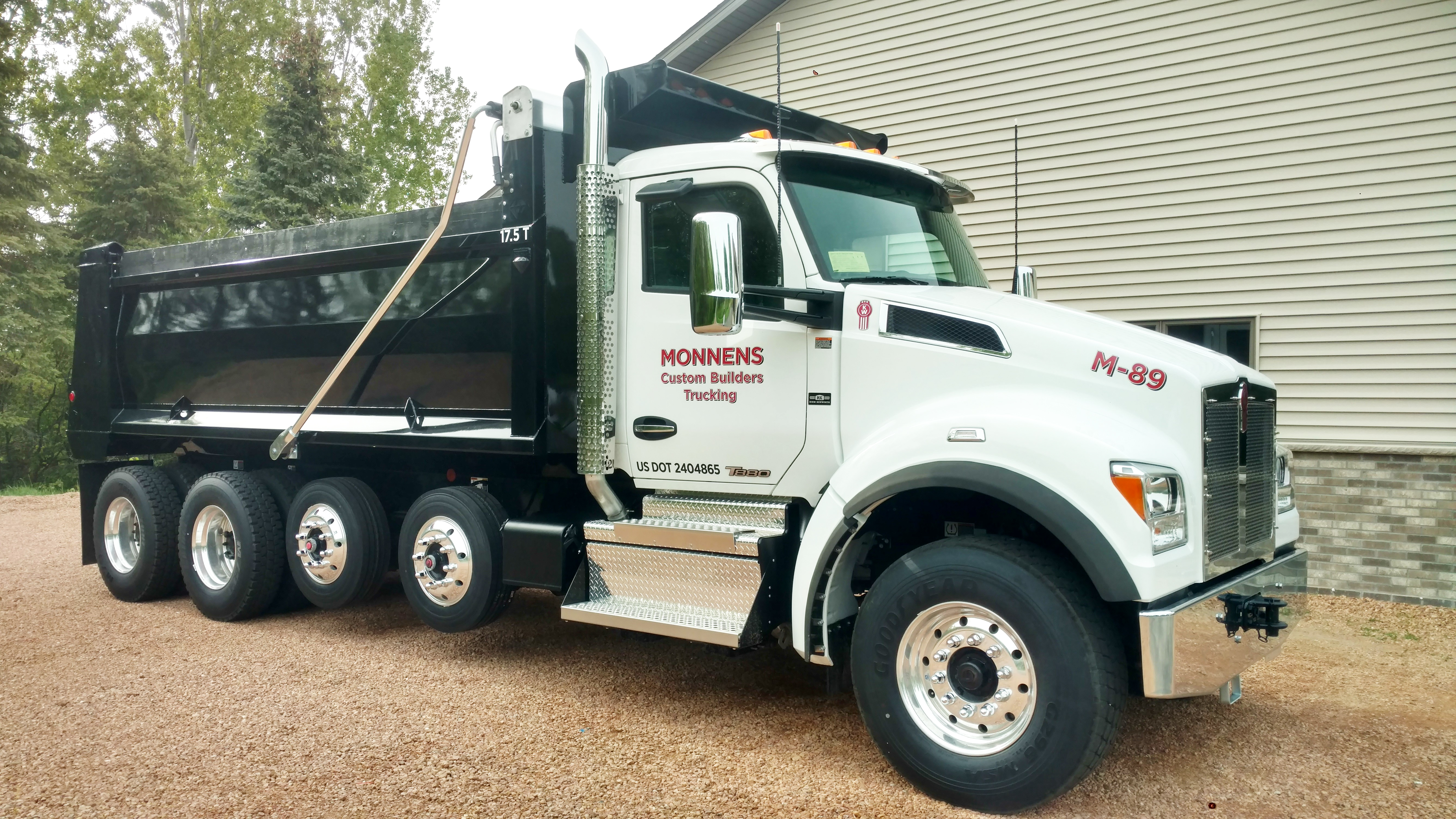 Monnens Custom Builders Trucking truck